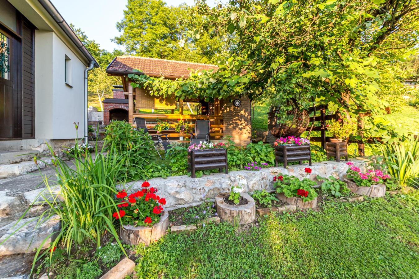 Rusticna Kuca Crvena Stena U Blizini Kucice Na Drini Bajina Basta Esterno foto